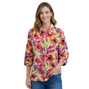 Koret Floral Button Up Career Casual Vintage 16 Petite